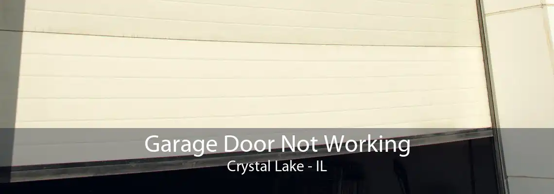 Garage Door Not Working Crystal Lake - IL