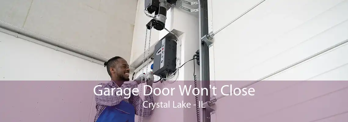 Garage Door Won't Close Crystal Lake - IL