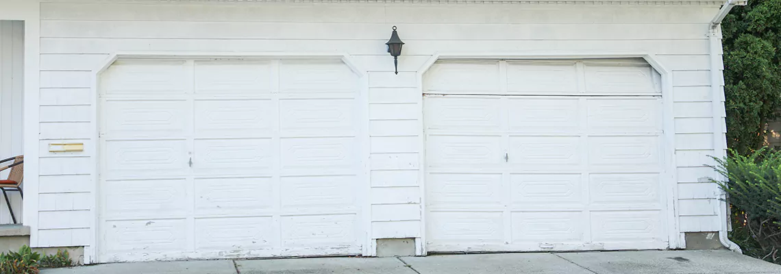 Roller Garage Door Dropped Down Replacement in Crystal Lake, IL