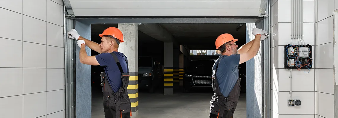 Wooden Garage Door Frame Repair in Crystal Lake, Illinois